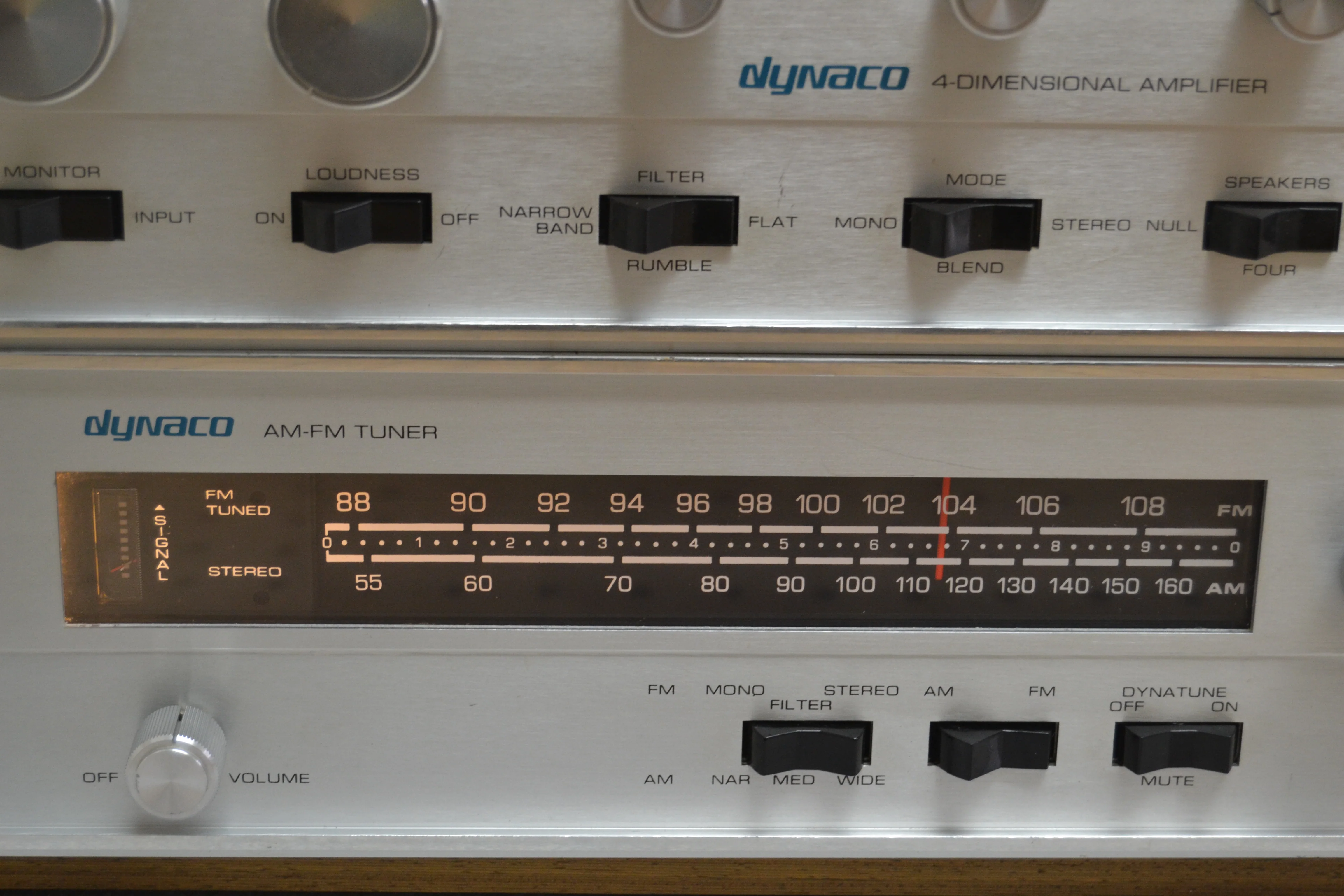 Dynaco Set // Sca 80Q Integrated Amplifier / AF6 Stereo Tuner * Original Wood Case - Image 13