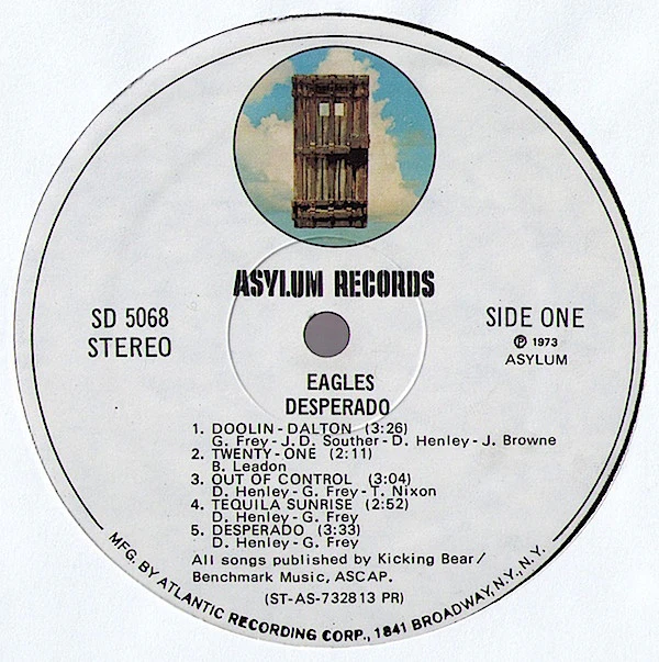 Eagles - Desperado (LP, Album, PR ) (Very Good Plus (VG+)) - Image 3