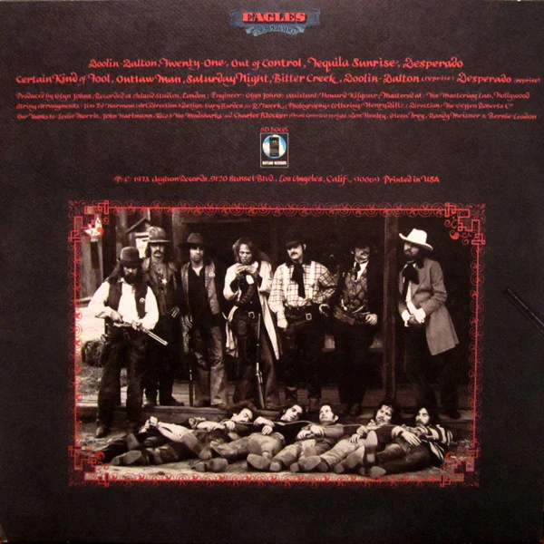 Eagles - Desperado (LP, Album, PR ) (Very Good Plus (VG+)) - Image 2