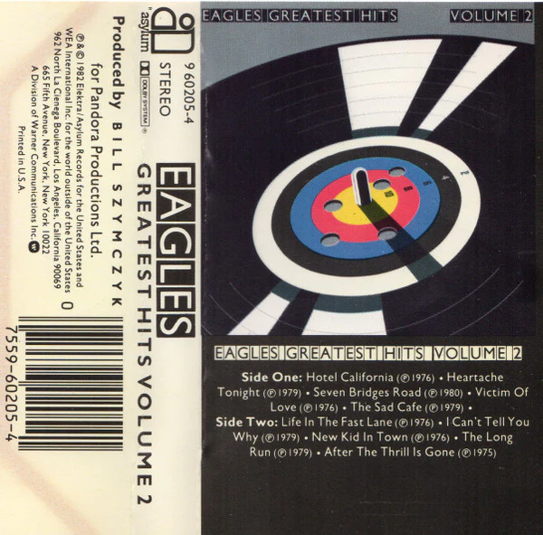Eagles - Eagles Greatest Hits Volume 2 (Cass, Comp, SR,) (Very Good Plus (VG+))