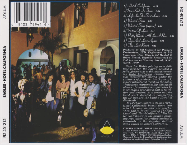 Eagles - Hotel California (CD, Album, RE, RM) (Very Good Plus (VG+)) - Image 2