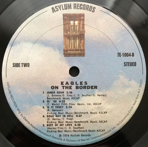 Eagles - On The Border (LP, Album, San) (Very Good Plus (VG+)) - Image 3