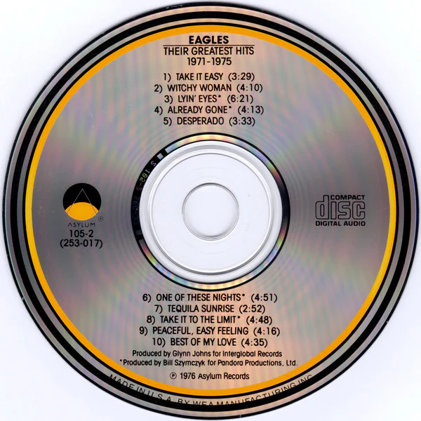 Eagles - Their Greatest Hits (1971-1975) (CD, Comp, RE) (Near Mint (NM or M-)) - Image 3