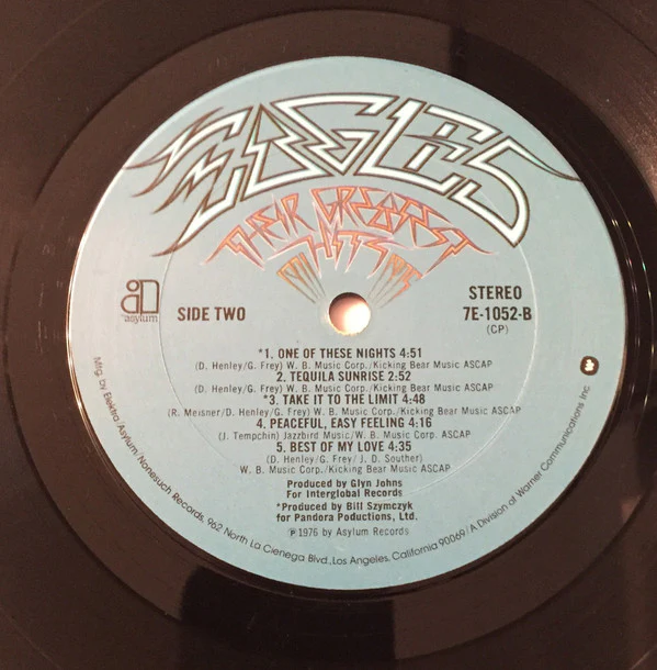 Eagles - Their Greatest Hits 1971-1975 (LP, Album, Comp, Emb) (Very Good (VG)) - Image 4