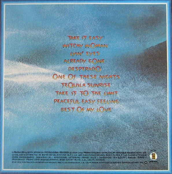 Eagles - Their Greatest Hits 1971-1975 (LP, Album, Comp, SP ) (Very Good (VG)) - Image 2