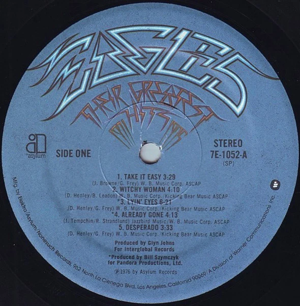 Eagles - Their Greatest Hits 1971-1975 (LP, Album, Comp, SP ) (Very Good (VG)) - Image 3