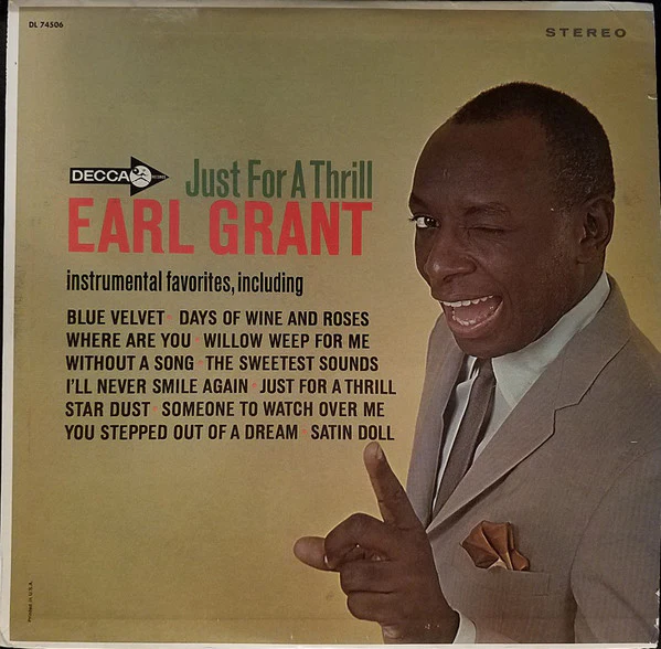 Earl Grant - Just For A Thrill (LP, Album) (Very Good Plus (VG+))