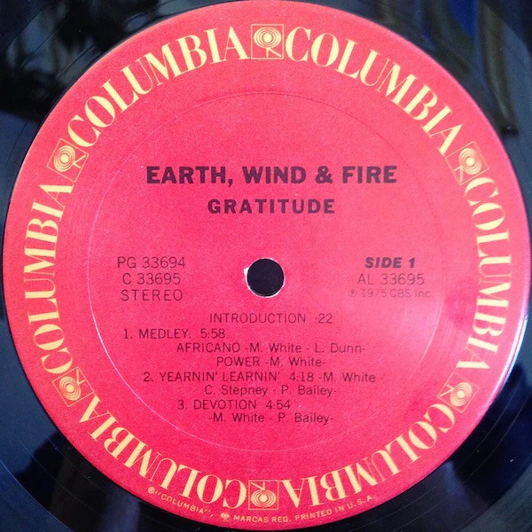 Earth, Wind & Fire - Gratitude (2xLP, Album, San) (Very Good Plus (VG+)) - Image 3