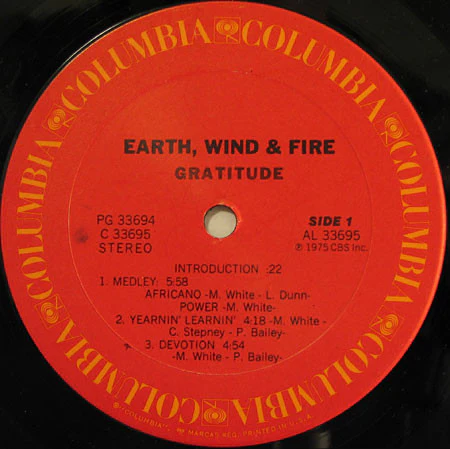 Earth, Wind & Fire - Gratitude (2xLP, Album, Ter) (Very Good Plus (VG+)) - Image 5