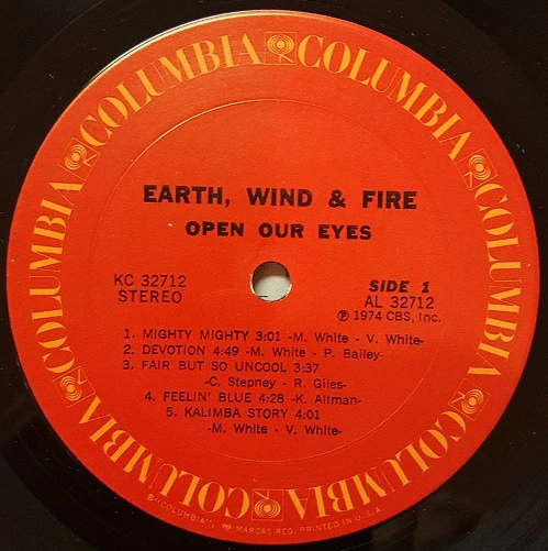 Earth, Wind & Fire - Open Our Eyes (LP, Album, Ter) (Very Good Plus (VG+)) - Image 3