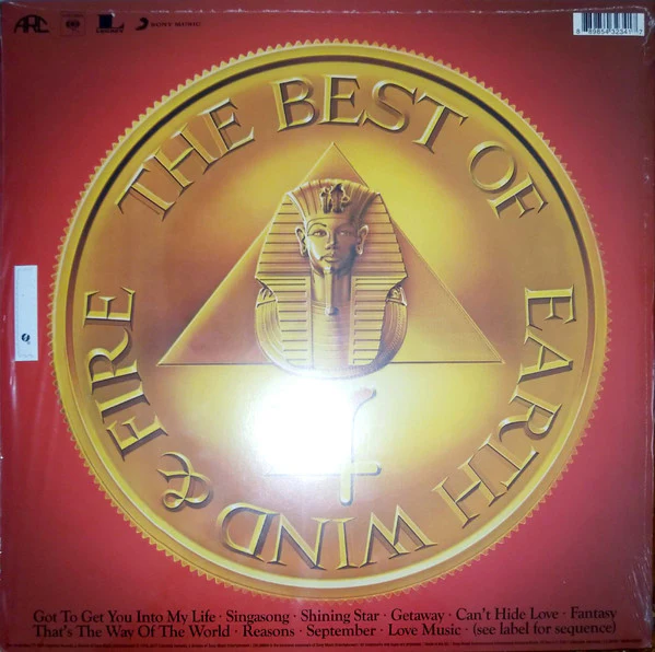 Earth, Wind & Fire - The Best Of Earth, Wind & Fire Vol. 1 (LP, Comp) (Near Mint (NM or M-)) - Image 2