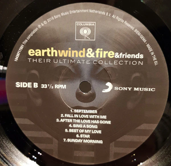 Earth, Wind & Fire - Their Ultimate Collection (LP, Comp) (Very Good Plus (VG+)) - Image 4