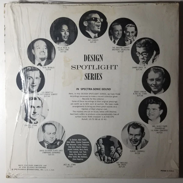 Eddie Condon Dixieland All-Stars - Spotlight On Eddie Condon (LP, Mono) (Very Good Plus (VG+)) - Image 2