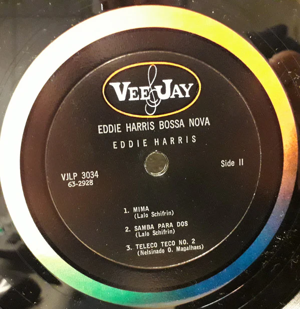 Eddie Harris - Bossa Nova (LP, Album, Mono) (Very Good (VG)) - Image 4