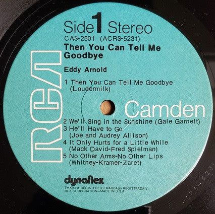 Eddy Arnold - Then You Can Tell Me Goodbye (LP, Album, Comp, RM, Ind) (Very Good Plus (VG+)) - Image 3