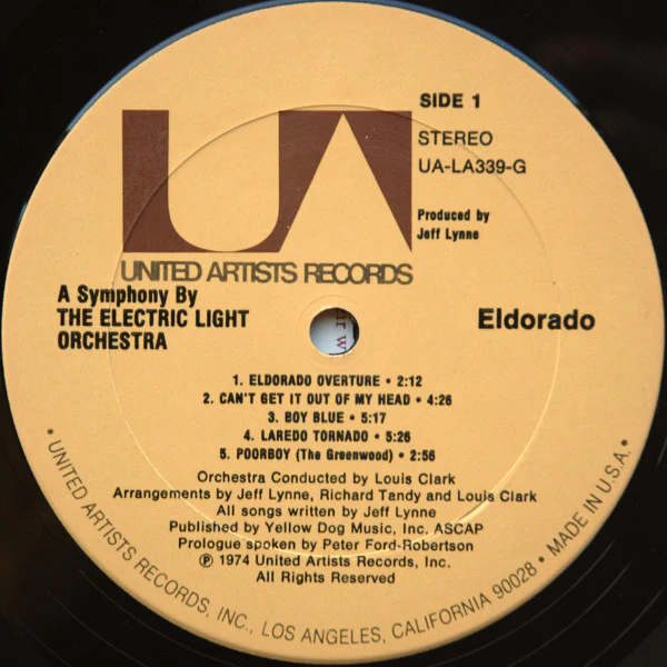 Electric Light Orchestra - Eldorado - A Symphony By The Electric Light Orchestra (LP, Album, Pit) (Very Good Plus (VG+)) - Image 3