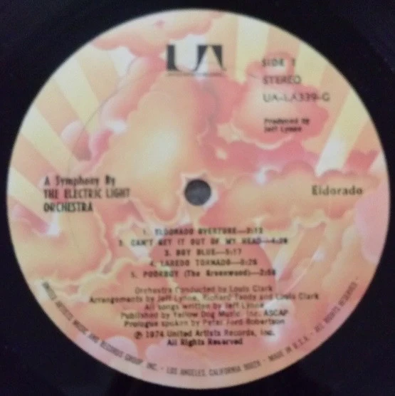 Electric Light Orchestra - Eldorado - A Symphony By The Electric Light Orchestra (LP, Album, RE, All) (Very Good (VG)) - Image 3
