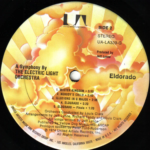 Electric Light Orchestra - Eldorado - A Symphony By The Electric Light Orchestra (LP, Album, RE, Ter) (Near Mint (NM or M-)) - Image 4
