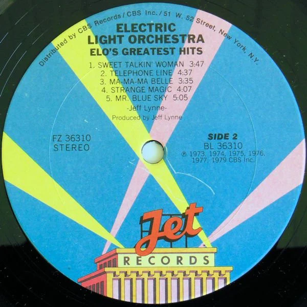 Electric Light Orchestra - ELO's Greatest Hits (LP, Comp, Ter) (Very Good Plus (VG+)) - Image 4