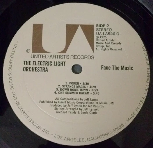 Electric Light Orchestra - Face The Music (LP, Album, Res) (Very Good Plus (VG+)) - Image 4
