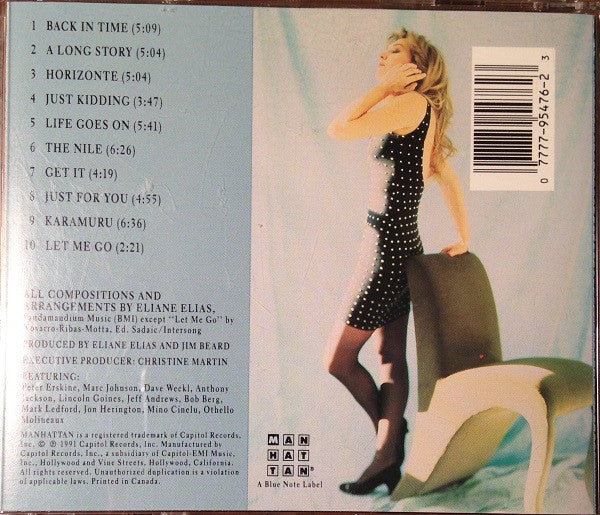 Eliane Elias - A Long Story (CD, Album) (Very Good Plus (VG+)) - Image 3
