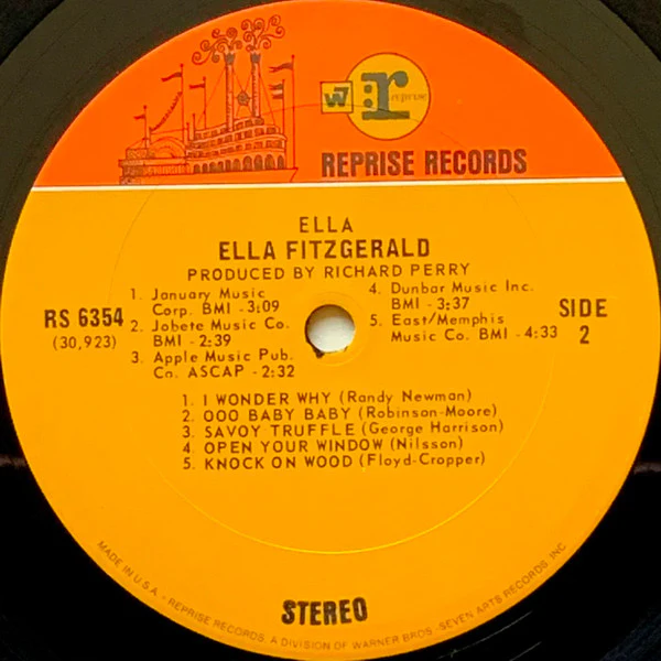 Ella Fitzgerald - Ella (LP, Album, San) (Very Good Plus (VG+)) - Image 4
