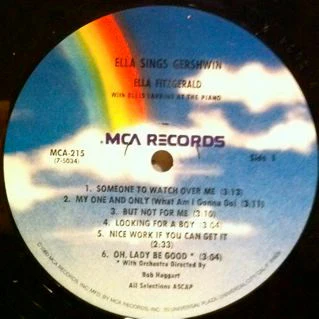 Ella Fitzgerald - Ella Sings Gershwin (LP, Album) (Near Mint (NM or M-)) - Image 2