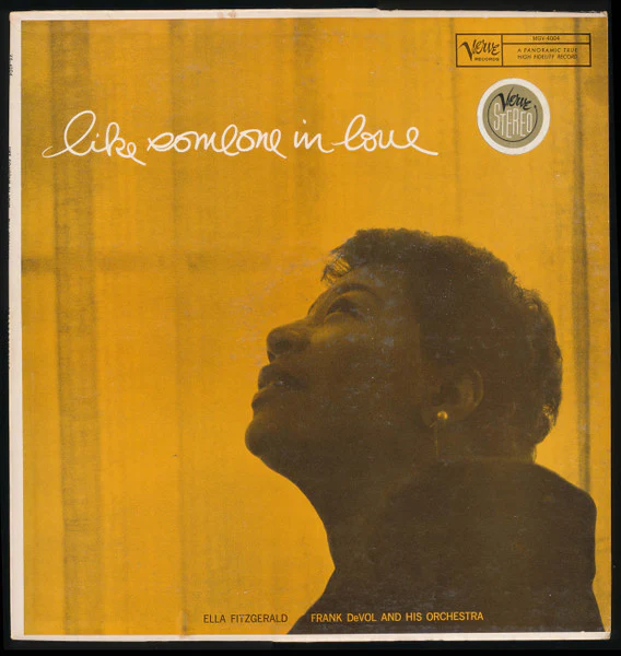 Ella Fitzgerald / Frank De Vol And His Orchestra - Like Someone In Love (LP, Album, Ste) (Very Good (VG))