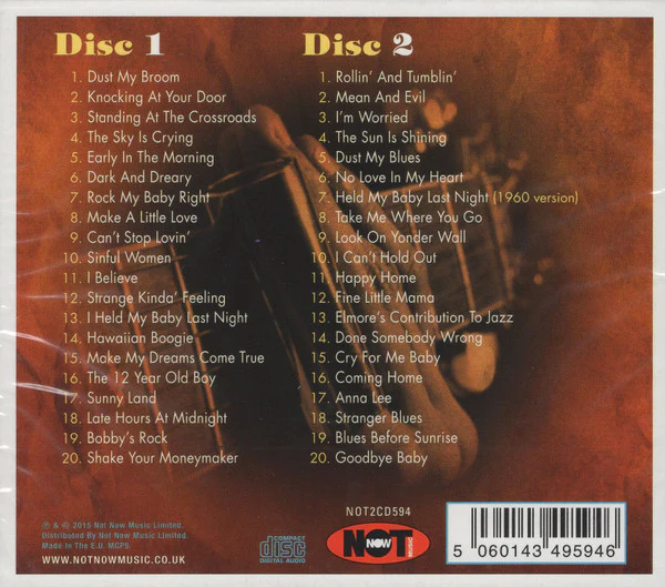 Elmore James - The Ultimate Collection: 40 Blues Classics (2xCD, Comp) (Near Mint (NM or M-)) - Image 2