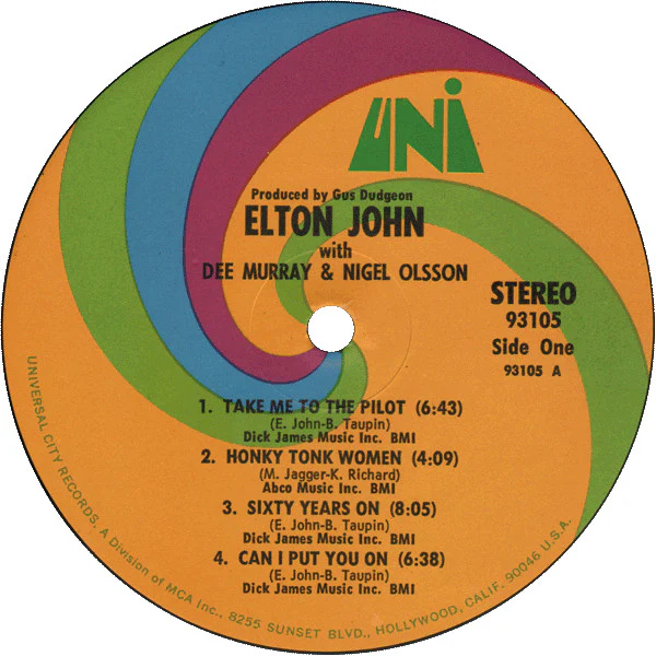 Elton John - 11-17-70 (LP, Album, Pin) (Very Good Plus (VG+)) - Image 3