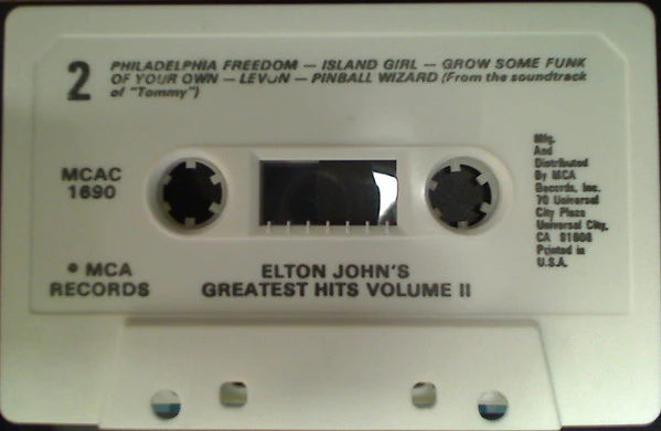 Elton John - Elton John's Greatest Hits Volume II (Cass, Comp, RE) (Very Good Plus (VG+)) - Image 3