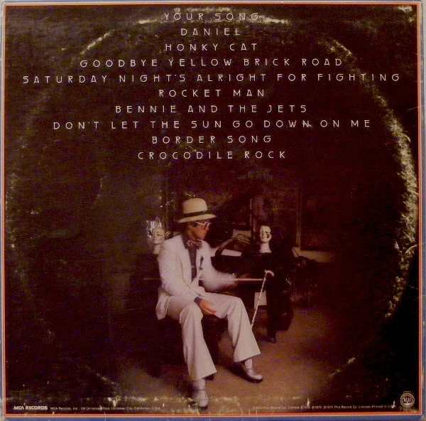 Elton John - Greatest Hits (LP, Comp, Pin) (Near Mint (NM or M-)) - Image 2