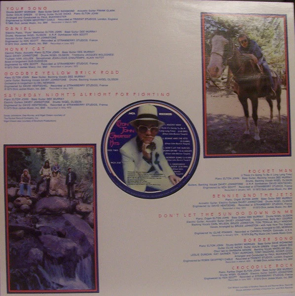 Elton John - Greatest Hits (LP, Comp, Pin) (Very Good Plus (VG+)) - Image 5