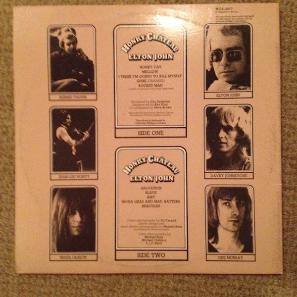 Elton John - Honky Château (LP, Album, RE) (Very Good Plus (VG+)) - Image 2