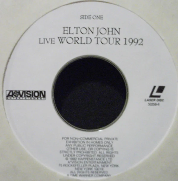 Elton John - Live World Tour 1992 (Laserdisc, 12", NTSC) (Near Mint (NM or M-)) - Image 4