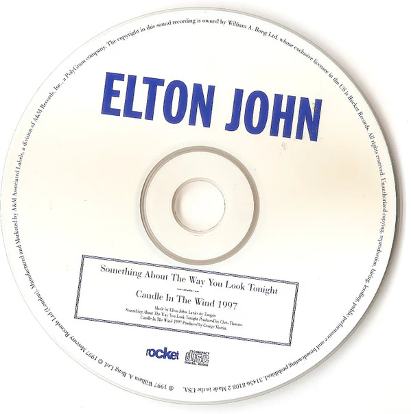 Elton John - Something About The Way You Look Tonight / Candle In The Wind 1997 (CD, Single, Omn) (Mint (M)) - Image 4
