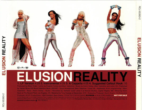 Elusion - Reality (CD, Single, Promo) (Near Mint (NM or M-)) - Image 2