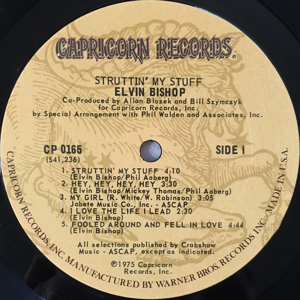 Elvin Bishop - Struttin' My Stuff (LP, Album, San) (Very Good Plus (VG+)) - Image 3
