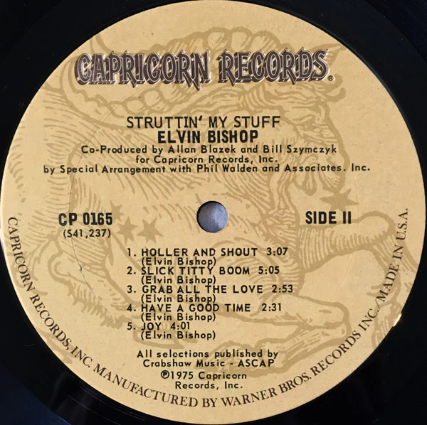 Elvin Bishop - Struttin' My Stuff (LP, Album, San) (Very Good Plus (VG+)) - Image 4