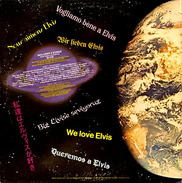 Elvis Presley - Aloha From Hawaii Via Satellite (2xLP, Album, Quad, RP, Ind) (Good Plus (G+)) - Image 4