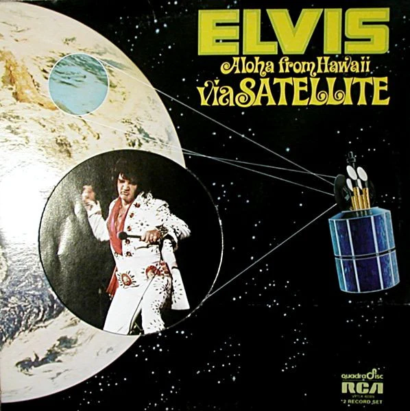 Elvis Presley - Aloha From Hawaii Via Satellite (2xLP, Album, Quad, RP, Ind) (Very Good Plus (VG+))