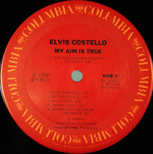 Elvis Costello - My Aim Is True (LP, Album, Ter) (Near Mint (NM or M-)) - Image 4