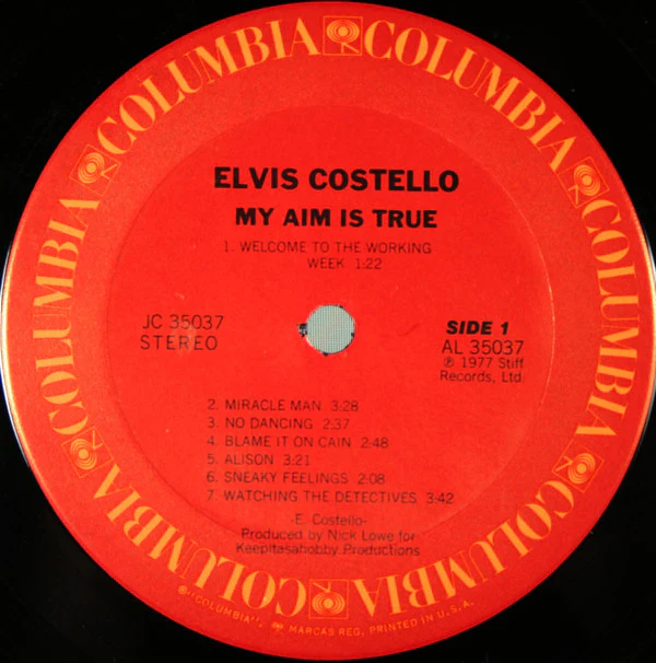 Elvis Costello - My Aim Is True (LP, Album, Ter) (Very Good Plus (VG+)) - Image 3