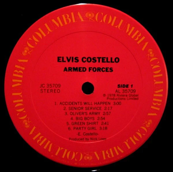 Elvis Costello & The Attractions - Armed Forces (LP, Album, Ter) (Very Good (VG)) - Image 3