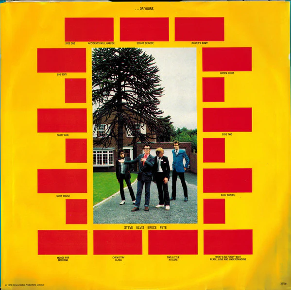 Elvis Costello & The Attractions - Armed Forces (LP, Album, Ter) (Very Good (VG)) - Image 5