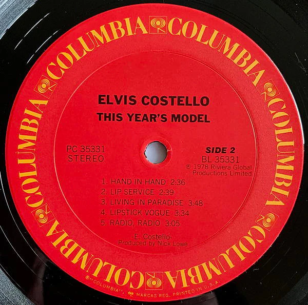 Elvis Costello - This Year's Model (LP, Album, RE, Pit) (Very Good Plus (VG+)) - Image 4