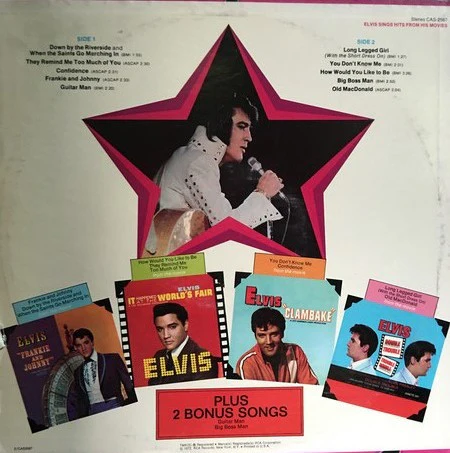 Elvis Presley - Elvis Sings Hits From His Movies, Volume 1 (LP, Comp, Ind) (Very Good Plus (VG+)) - Image 2