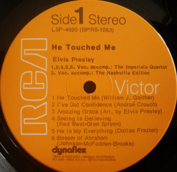 Elvis Presley - He Touched Me (LP, Album, Ind) (Very Good Plus (VG+)) - Image 3