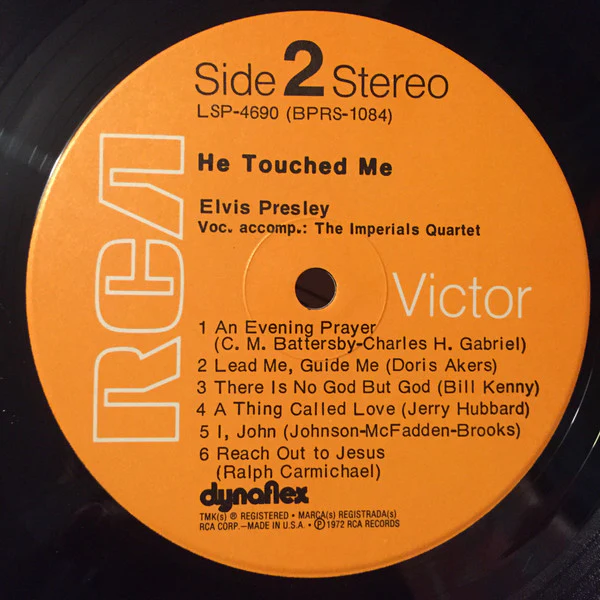 Elvis Presley - He Touched Me (LP, Album, Ind) (Very Good Plus (VG+)) - Image 4