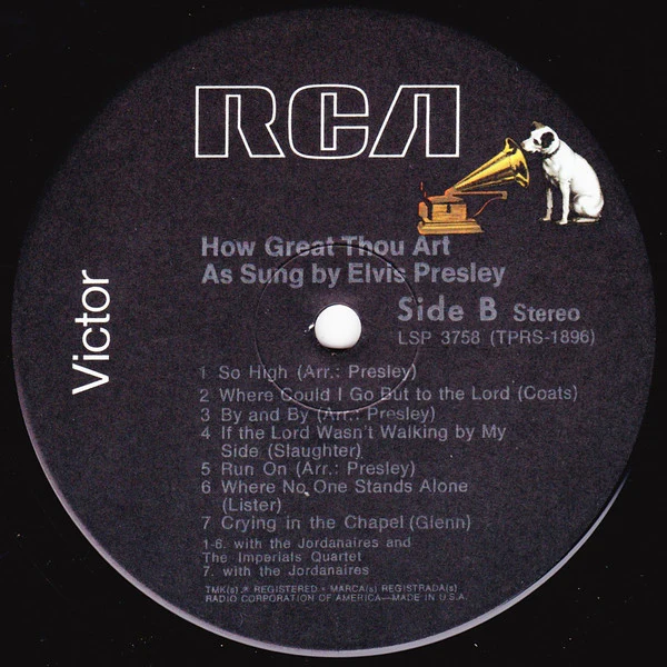 Elvis Presley - How Great Thou Art (LP, Album, RE, RP, Bla) (Near Mint (NM or M-)) - Image 4